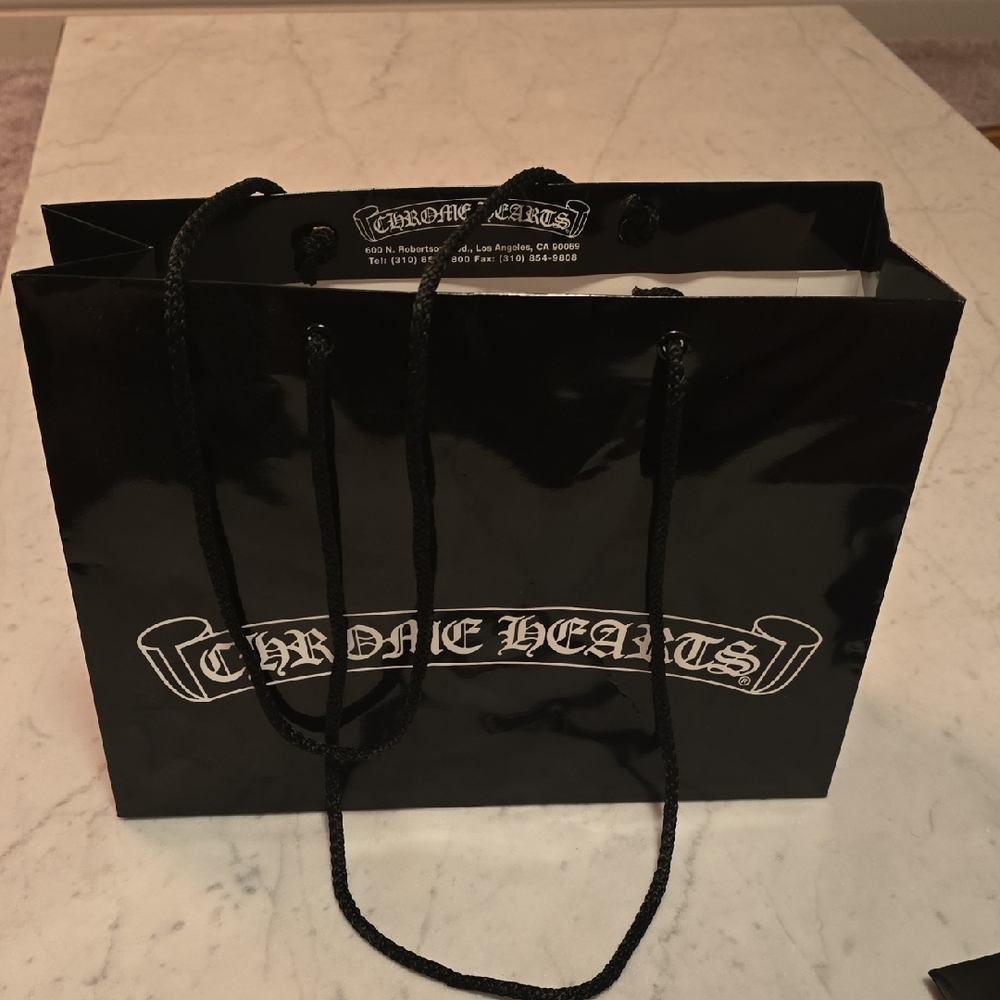 Chrome Hearts Glossy Black Tote